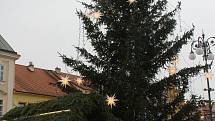Vánoční strom v Rokycanech