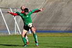 15. kolo FORTUNA divize A: SK Petřín Plzeň (na snímku fotbalisté v červených dresech) - FK VIAGEM Příbram B 3:1.