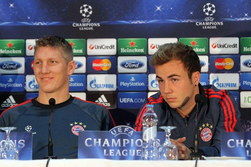 Tisková konference FC Bayern Mnichov před utkáním s Viktorií Plzeň