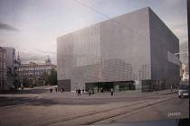 Vizualizace nové budovy Západočeské galerie