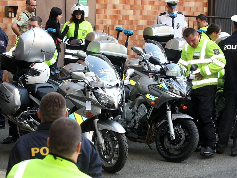 Západočeská dopravní policie představila nové policejní motorky