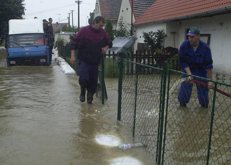 Povodně 2002 v Plzni.