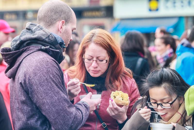 Festival polévky na náměstí Republiky v Plzni