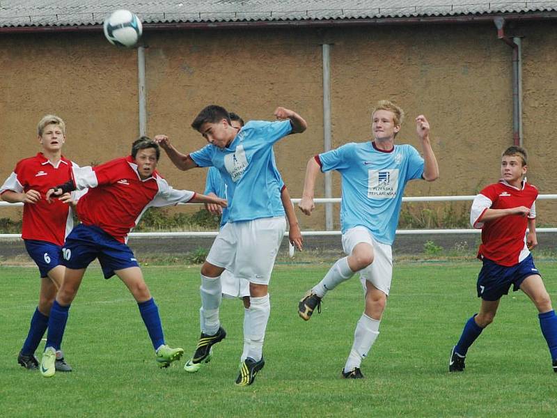 Šestou skupinu žákovského pohárového turnaje v Plzni-Smíchově vyhráli fotbaloví starší žáci FC Viktorie Plzeň (světle modré dresy). Dalšími účastníky byly celky SK ZČE Plzeň (tmavomodré dresy), Slavie Vejprnice (červenobílé dresy) a SK Smíchov (bílé dresy