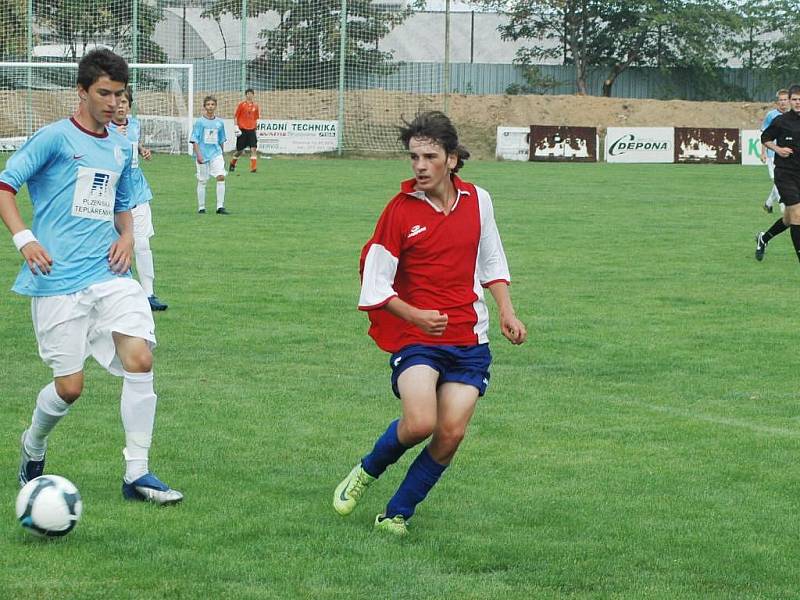 Šestou skupinu žákovského pohárového turnaje v Plzni-Smíchově vyhráli fotbaloví starší žáci FC Viktorie Plzeň (světle modré dresy). Dalšími účastníky byly celky SK ZČE Plzeň (tmavomodré dresy), Slavie Vejprnice (červenobílé dresy) a SK Smíchov (bílé dresy