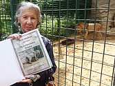 Meda Mládková se stala v plzeňské zoo kmotrou lva berberského.