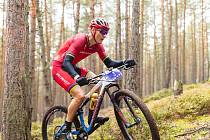 Reprezentant Jaroslav Kulhavý na trati Plzeňské 50 MTB.