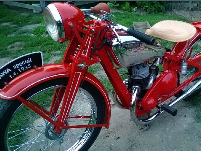 Odcizená motorka Jawa 175 Special.