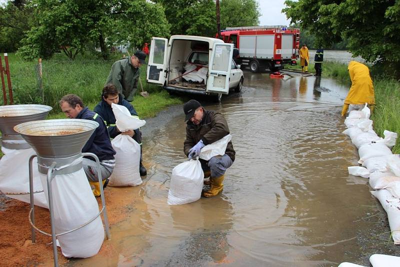 Povodeň v plzeňském centrálním městském obvodu