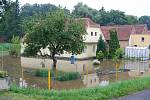 Velká voda v Dolní Lukavici na jižním Plzeňsku v pondělí 29. června