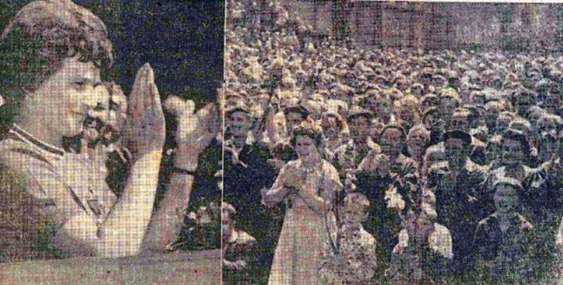 Návštěvě Valentiny Těreškovová v Plzni věnovala Pravda dvě strany.