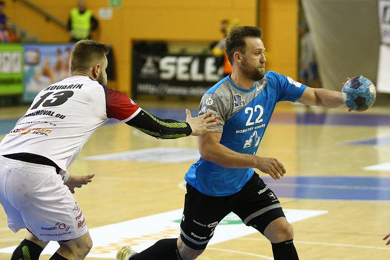 Semifinále play off házené - Talent Plzeň x Jičín.