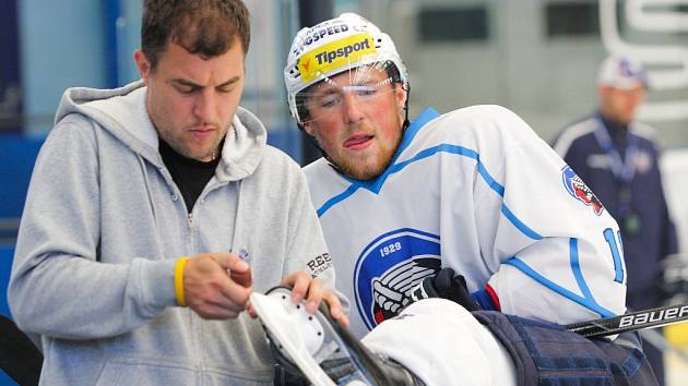 Hokejisté HC Škoda Plzeň vyjeli v rámci letošní přípravy poprvé na led.