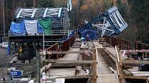 Rekonstrukce železničního mostu přes vodní dílo Hracholusky, na trati Pňovany - Bezdružice.