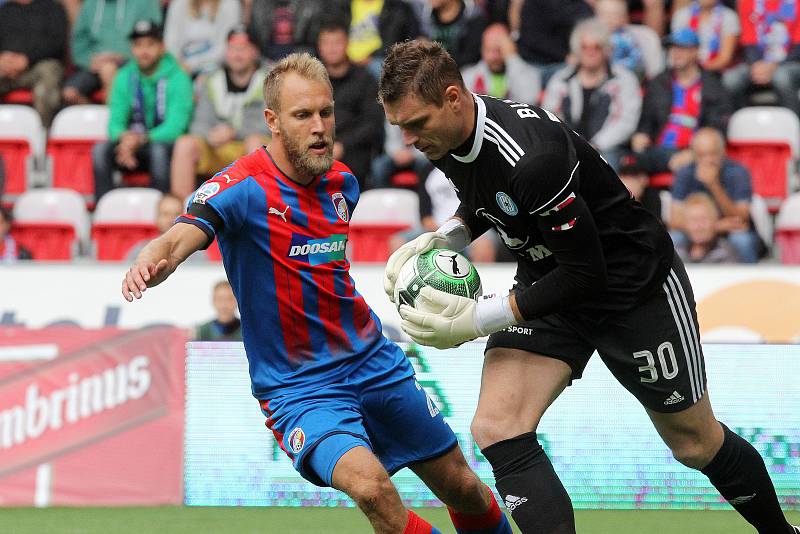 Fotbalisté Viktorie porazili Sigmu Olomouc 1:0.