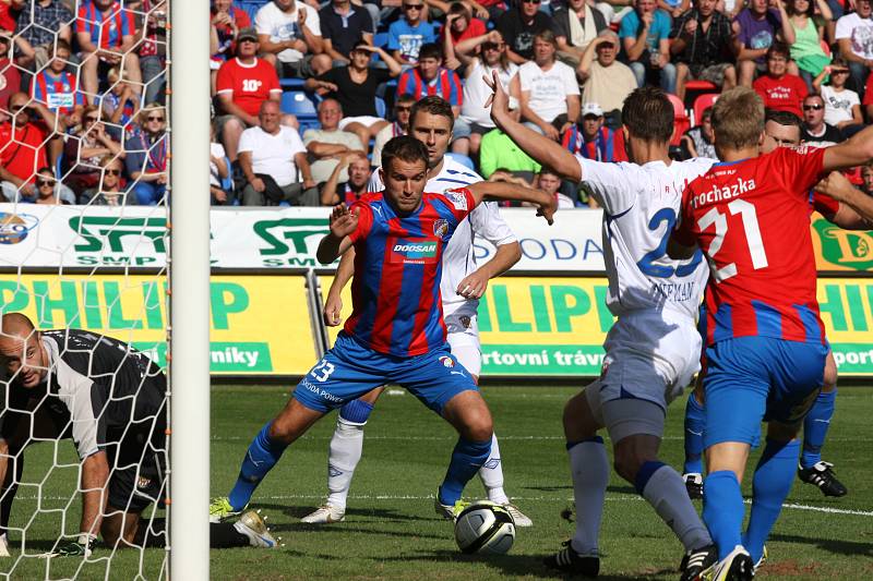 Plzeň, fotbal I.liga, FC Viktoria Plzeň vs. Zbrojovka Brno. 