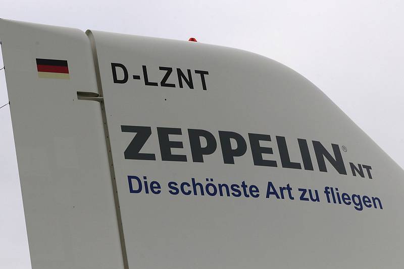 Z letu vzducholodi Zeppelin z Prahy do Plzně.