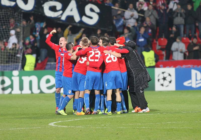 Hráči FC Viktoria Plzeň měli důvod k oslavám