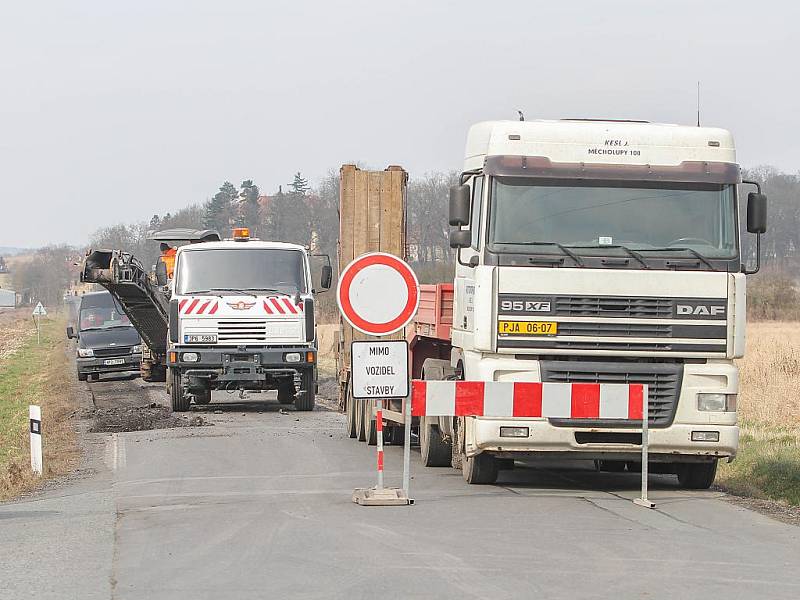 Rekonstrukce silnice mezi Malesicemi a Radčicemi