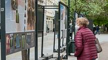 Plzeň, Smetanovy sady, venkovní výstava Svoboda nebyla zadarmo.