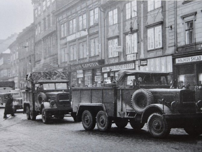 Příjezd německých vojsk do Plzně 15. března 1939