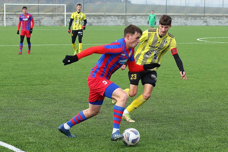 Zimní příprava: ROBSTAV Přeštice (žlutí) vs. Viktoria Plzeň B 7:3.