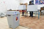 Volby do Evropského parlamentu v Plzni v konzervatoři v Tylově ulici