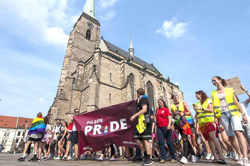 Pilsen Pride, duhový průvod.