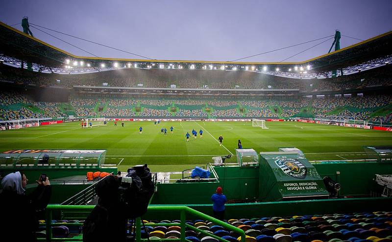 Trénink Viktorie Plzeň v Lisabonu