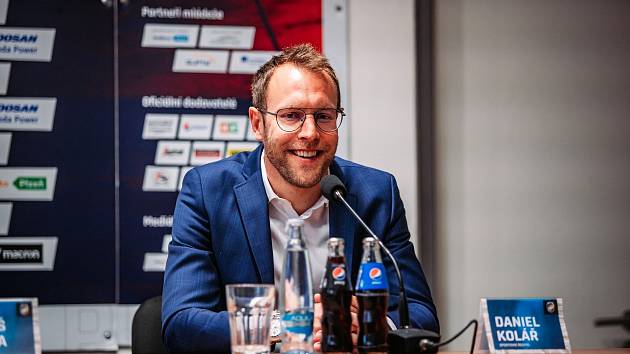 Daniel Kolář, sportovní ředitel FC Viktorie Plzeň, na předsezonní tiskové konferenci.