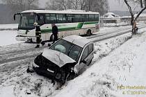 Dopravní nehoda u Šťáhlav na Plzeňsku.