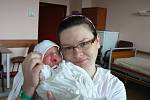 Lukášek Korbel (3,22 kg) je prvorozený syn maminky Terezy a tatínka radomíra z Losiné. Narodil se 18. dubna v 10:27 hod. ve FN v Plzni
