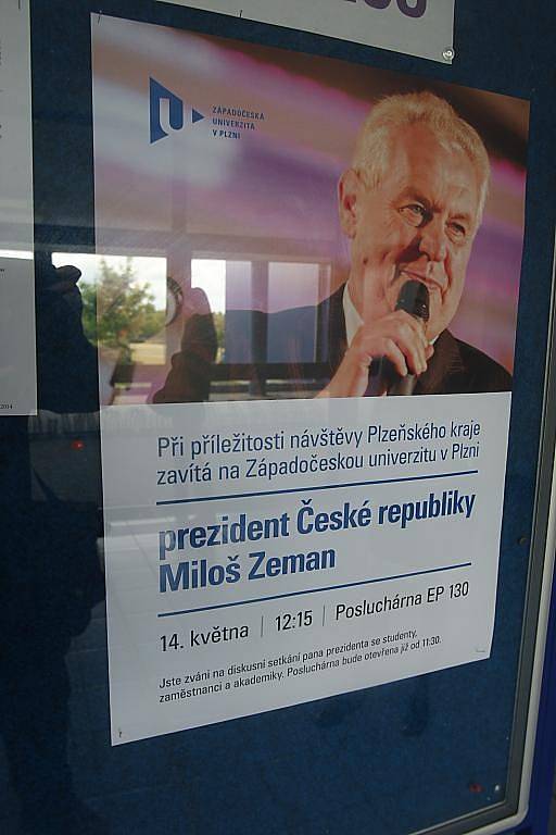 Prezident Miloš Zeman na ZČU