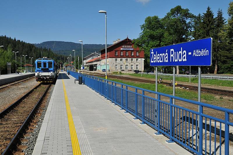 Dopravní a inženýrské stavby: Rekonstrukce železniční trati Klatovy - Železná Ruda