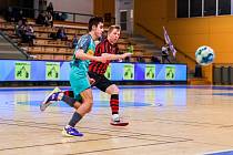 1. Futsal liga (21. kolo): SK Interobal Plzeň (futsalisté v červenočerných dresech) - FC Rapid Ústí nad Labem 16:1.