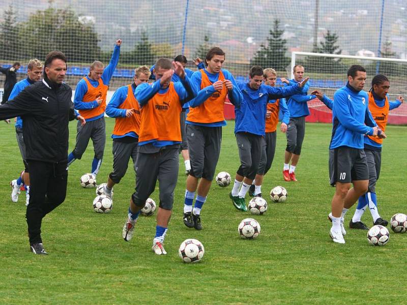 Ve středu měli fotbalisté Viktorie Plzeň možnost poprvé trénovat pod vedením nového trenéra Pavla Vrby