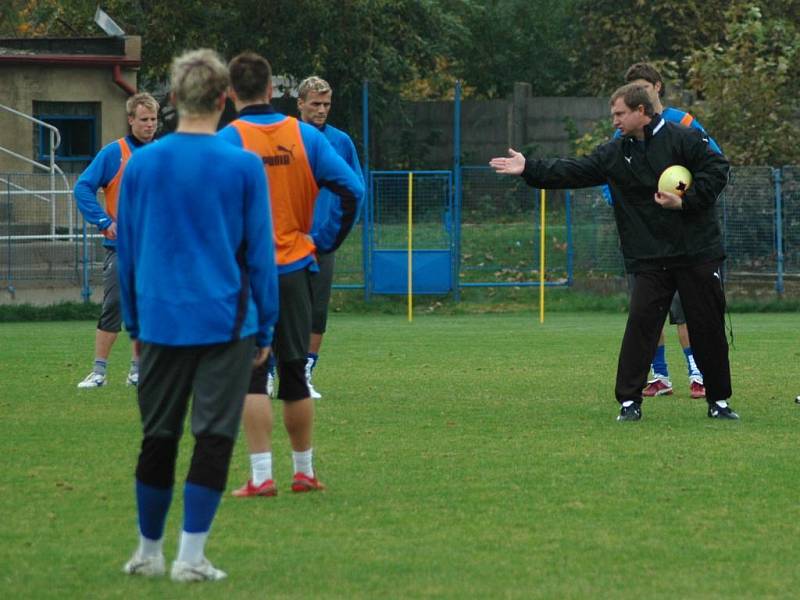 Ve středu měli fotbalisté Viktorie Plzeň možnost poprvé trénovat pod vedením nového trenéra Pavla Vrby