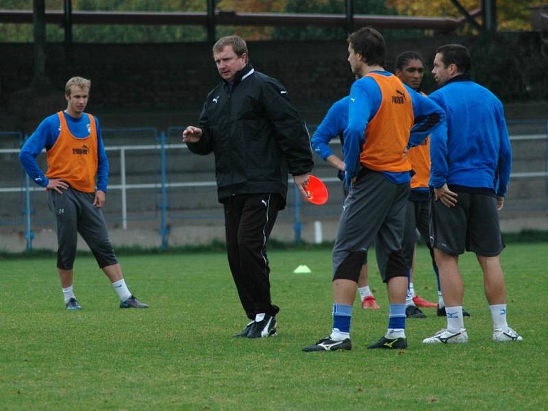 Ve středu měli fotbalisté Viktorie Plzeň možnost poprvé trénovat pod vedením nového trenéra Pavla Vrby