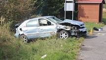 Řidička pod vlivem drog způsobila vážnou dopravní nehodu nedaleko Všerub.