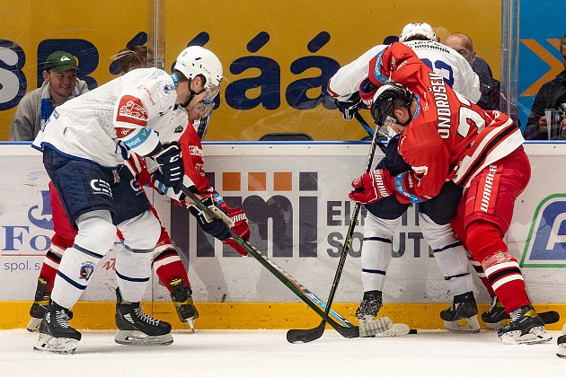 HC Olomouc (červení) - HC Škoda Plzeň, ilustrační snímek.