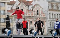 Přípravy na zahájení Evropského hlavního města kultury na náměstí Republiky v Plzni