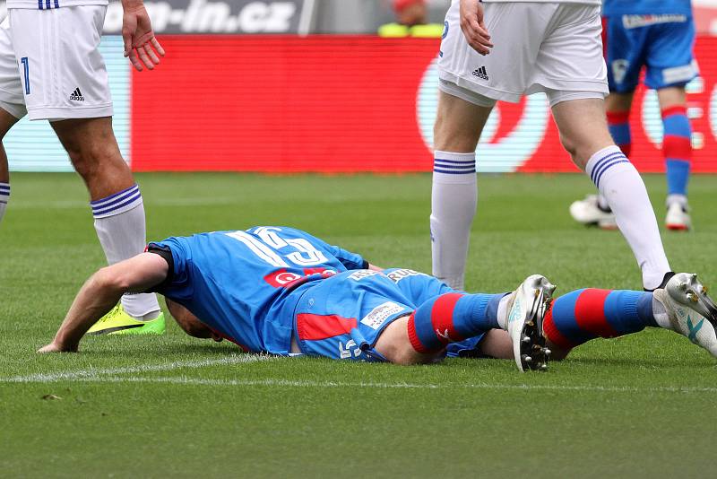 Fotbalisté Viktorie porazili Sigmu Olomouc 1:0.