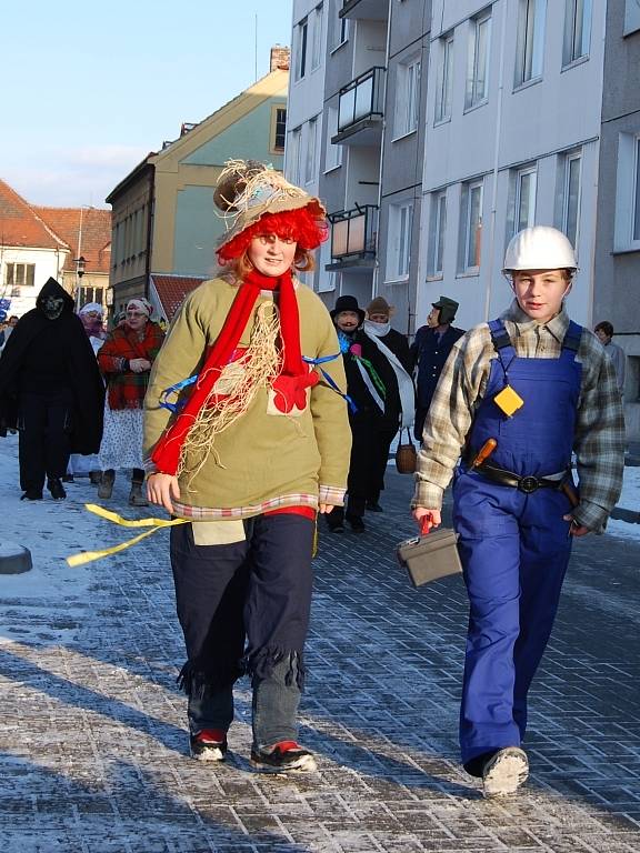 Masopustní průvod ve Stodě