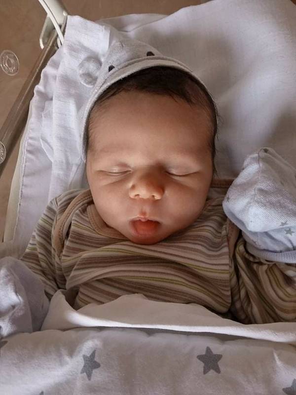 Antonín Petrželka z Horní Břízy se narodil ve FN Lochotín 23. února 2021 (3480 g, 50 cm). Maminka Tereza a tatínek Vít dopředu věděli, že se jim narodí chlapeček. Na malého brášku se doma moc těšila Emička (2,5).