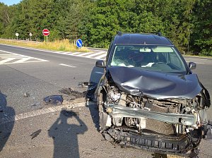 Křížení výpadovky na Domažlice a dálnice D5 u Sulkova je místem častých nehod. Boural zde i řidič Honza ze Zbůchu