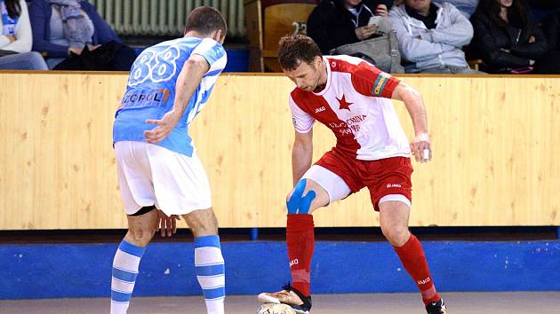 IV. zápas čtvrtfinále play off Chance futsal ligy: SK Interobal Plzeň - SK Slavia Praha 1:6 (0:2), 29. dubna 2016.