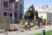 Opravy Jiráskovy ulice v Rokycanech