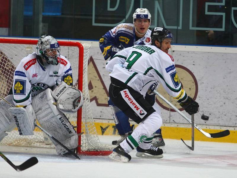 V 15. kole hokejové extraligy plzeňští hokejisté na domácím ledě porazili nováčka nejvyšší soutěže Mladou Boleslav 3:2