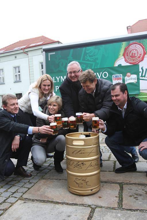 Pivo pro olympiádu v Soči opustilo v úterý brány Plzeňského Prazdroje