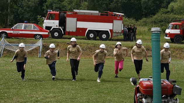 Želčanští mladí hasiči v akci